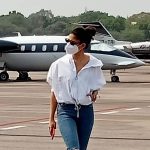 Nayanthara arrives in Hyderabad for Rajinikanth's Annaatthe shoot; photos go viral on the web